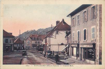 CPA FRANCE 70 "Ronchamp, Grande Rue"