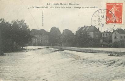 CPA FRANCE 70 "Scey-sur-Saône, Bords de la Saône, Barrage"