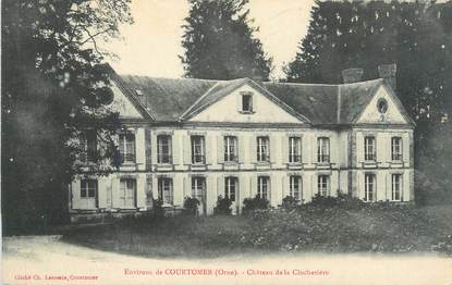 CPA FRANCE 61 "Environs de Courtomer, Château de la Clochetière"