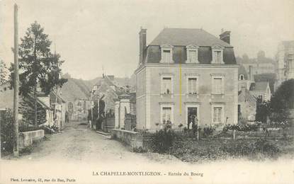 CPA FRANCE 61 "La Chapelle Montligeon, Entrée du Bourg"