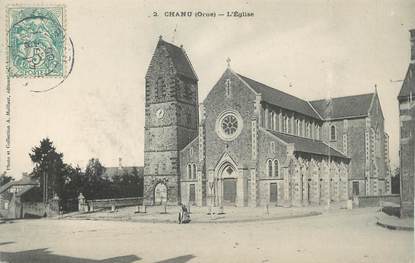 CPA FRANCE 61 "Chanu, Eglise"