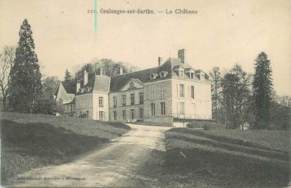 CPA FRANCE 61 "Coulonges-sur-Sarthe, Château"