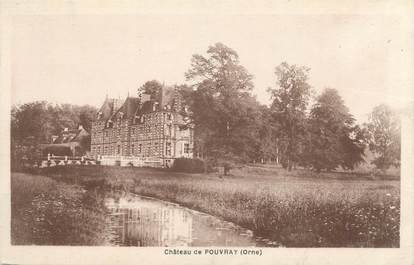 CPA FRANCE 61 "Château de Pouvray"