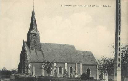 CPA FRANCE 61 "Orville, Près Vimoutiers, Eglise"