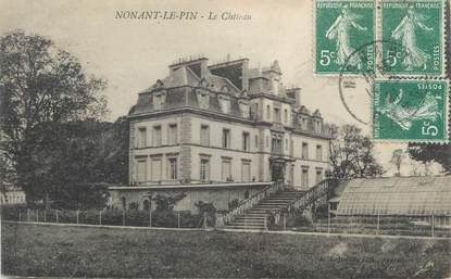 CPA FRANCE 61 "Nonant-le-Pin, Château"