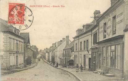 CPA FRANCE 61 "Mortrée, Grande Rue"