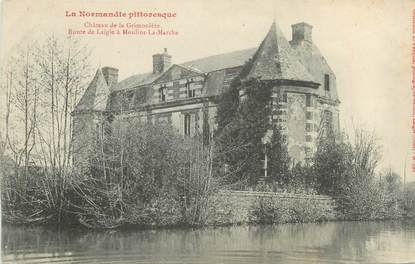CPA FRANCE 61 "Château de Grimonière, Route de Laigle à Moulins-la-Marche"