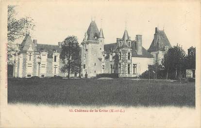 CPA FRANCE 49 "Château de la Grise"