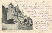 49 Maine Et Loire CPA FRANCE 49 "Château de Souzay / OBLITERATION 2cts TYPE BLANC BANDE DE 5"