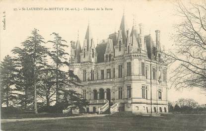 CPA FRANCE 49 "St-Laurent-du-Mottay, Château de la Barre"
