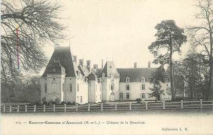 CPA FRANCE 49 "Ste-Gemmes-d'Andigné, Château de la Blanchaie"