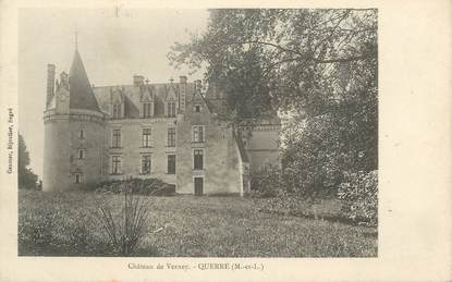 CPA FRANCE 49 "Querré, Château de Verney"