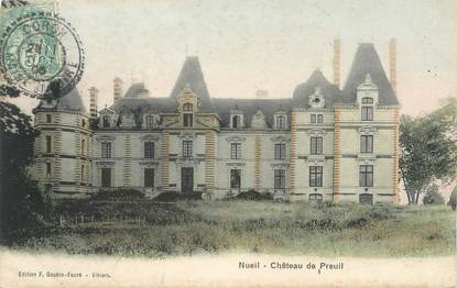 CPA FRANCE 49 "Nueil, Château de Preuil"