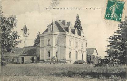 CPA FRANCE 49 "Morannes, Les Fougerais, Eolienne"