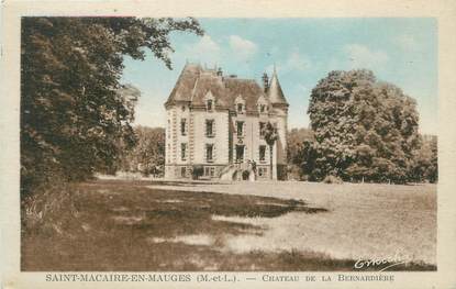 CPA FRANCE 49 "St Macaire en Mauges, Chateau de la Bernardière"