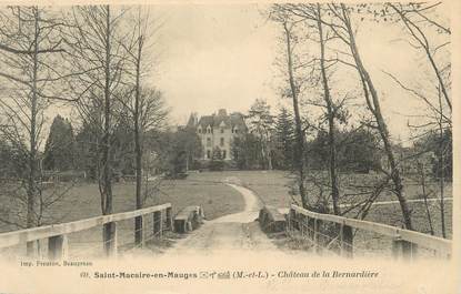 CPA FRANCE 49 "St Macaire en Mauges, Chateau de la Bernardière"