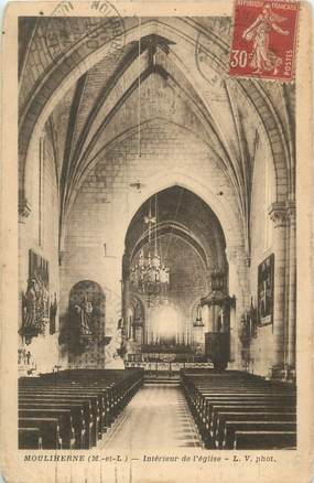 CPA FRANCE 49 "Mouliherne, Intérieur de l'Eglise"