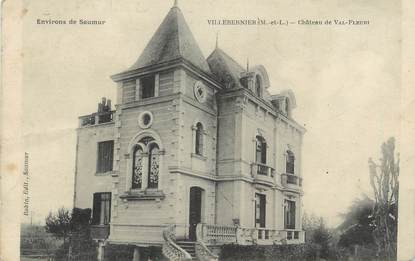 CPA FRANCE 49 "Villebernier, Chateau de Val Fleuri"