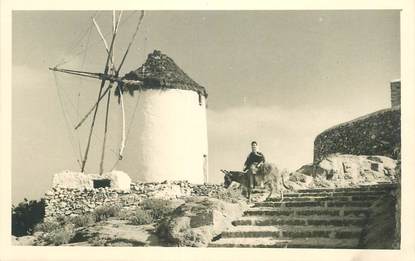   CARTE PHOTO  GRECE   / MOULIN