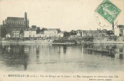 CPA FRANCE 49 "Montjean, Rivage sur la Loire"