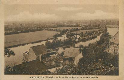 CPA FRANCE 49 "Matheflon, Vallée du Loir"