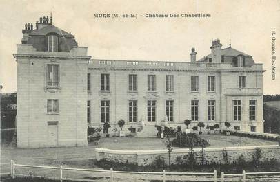 CPA FRANCE 49 "Murs, Chateau Les Chatelliers"