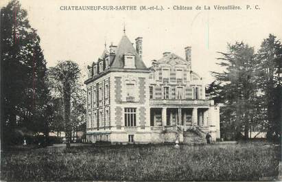 CPA FRANCE 49 "Chateauneuf sur Sarthe, Chateau de la Véroullière"