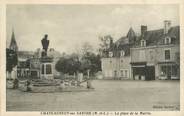 49 Maine Et Loire CPA FRANCE 49 "Chateauneuf sur Sarthe, Place de la Mairie"