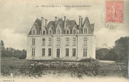 CPA FRANCE 49 "Pruillé, Chateau des Grandes Maisons"