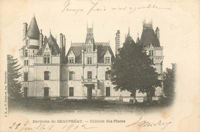 CPA FRANCE 49 "Environs de Beaupréau, Chateau des Places"
