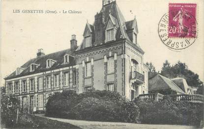 CPA FRANCE 61 "Les Genettes, Chateau"