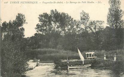 CPA FRANCE 61 "Feugerolles St André, Barrage du Petit Moulin"