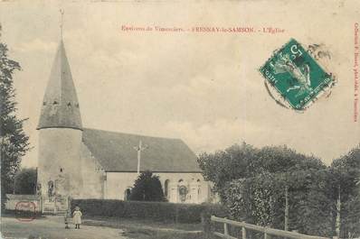 CPA FRANCE 61 "Fresnay le Samson, Eglise"