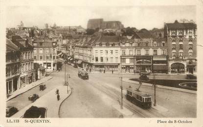 / CPA FRANCE 02 "Saint Quentin, place du 8 Octobre"