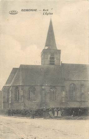 CPA BELGIQUE "Isenberghe, l'Eglise"