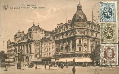 CPA BELGIQUE "Anvers, le Grand Hotel"