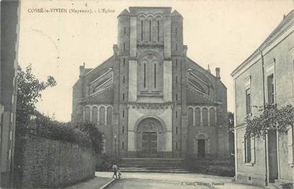 CPA FRANCE 53 "Cossé le Vivien, Eglise"