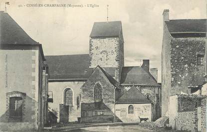 CPA FRANCE 53 "Cossé en Champagne, Eglise"