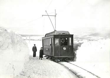 CPSM SUISSE "Essertines" TRAIN / TRAMWAY