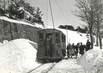 CPSM SUISSE "Mont" TRAIN / TRAMWAY