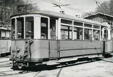 CPSM SUISSE "La Borde" TRAIN / TRAMWAY