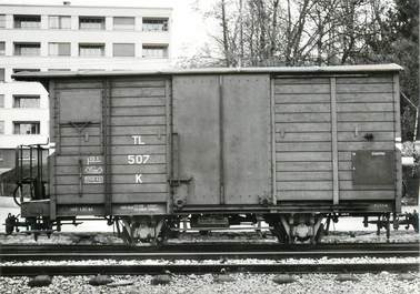 CPSM SUISSE "Lausanne" TRAIN / TRAMWAY