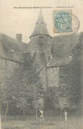 CPA FRANCE 53 "Ste Gemmes le Robert, Chateau de Vivoin"