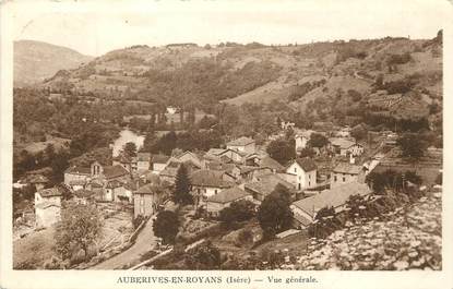 / CPA FRANCE 38 "Auberives en Royans, vue générale"