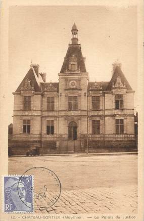 CPA FRANCE 53 "Chateau Gontier, Palais de Justice"