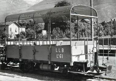 CPSM SUISSE "Loeche les Bains " TRAIN / TRAMWAY