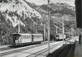 Suisse CPSM SUISSE "Loeche les Bains " TRAIN / TRAMWAY