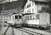 Suisse CPSM SUISSE "Loeche les Bains" TRAIN / TRAMWAY