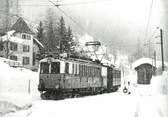 Suisse CPSM SUISSE "Loeche les Bains" TRAIN / TRAMWAY