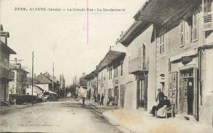 CPA FRANCE 73 "Albens, Grande Rue, Gendarmerie"